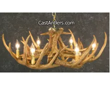 Traditional Deer Antler Chandelier
