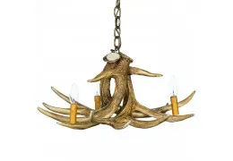 Whitetail 3 Cast Antler Chandelier/Pendant