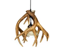 Whitetail 3 Cast Antler Pendant