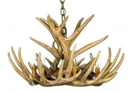 Whitetail 9 Cascade Antler Chandelier