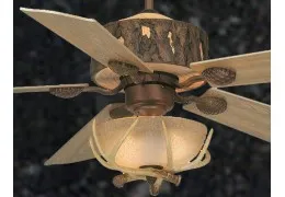 Woodlands Rustic 52 inch Faux Antler Ceiling Fan
