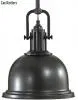 Large Industrial Light Pendant - Dark Bronze