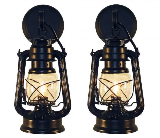 Small Black Lantern Wall Sconce (price is for 2 sconces)
