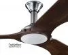 Minimalist Contemporary 56 inch Fan Brushed Steel