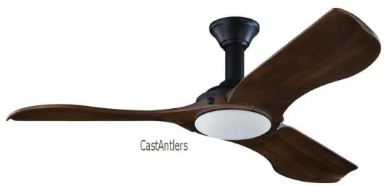 Minimalist Contemporary 56 inch Fan Black