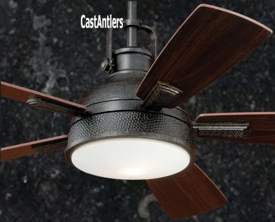 Rustic Loft Bronze 52 inch Industrial Ceiling Fan with Light and Remote