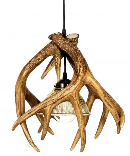 Whitetail 3 Cast Antler Pendant