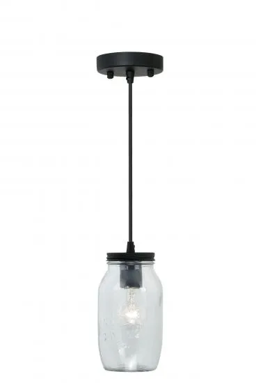 1 Light Jar Mini Pendant