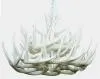 **Pure White** Whitetail 21 Cast Cascade Antler Chandelier