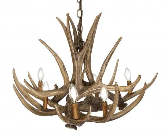 Verde Mule Deer Antler Chandelier 