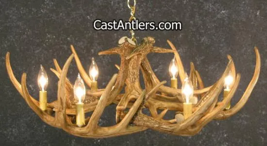 Traditional Deer Antler Chandelier
