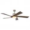 Modern 60 inch Indoor Ceiling Fan Satin Nickel