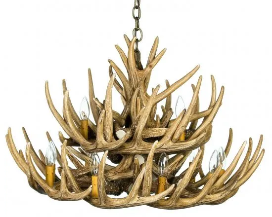 Whitetail 21 Cast Cascade Antler Chandelier