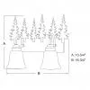 Rustic Pine Tree 2-Light Bathroom Vanity Light