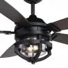 Farmhouse Modern 54 inch Ceiling Fan Matte Black