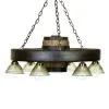 Verde Wagon Wheel 30 inch Chandelier