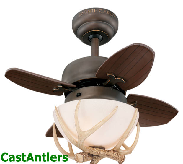 20 Wyoming Reproduction Antler Ceiling Fan