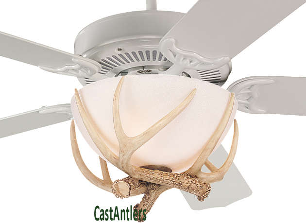 52 Blanco Reproduction Antler Ceiling Fan
