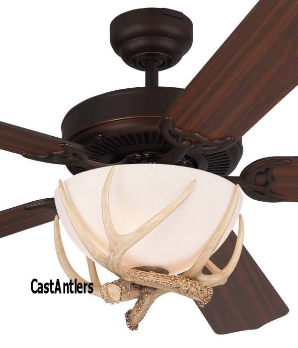 52 Rustic Dakota Faux Antler Ceiling Fan Indoor Outdoor