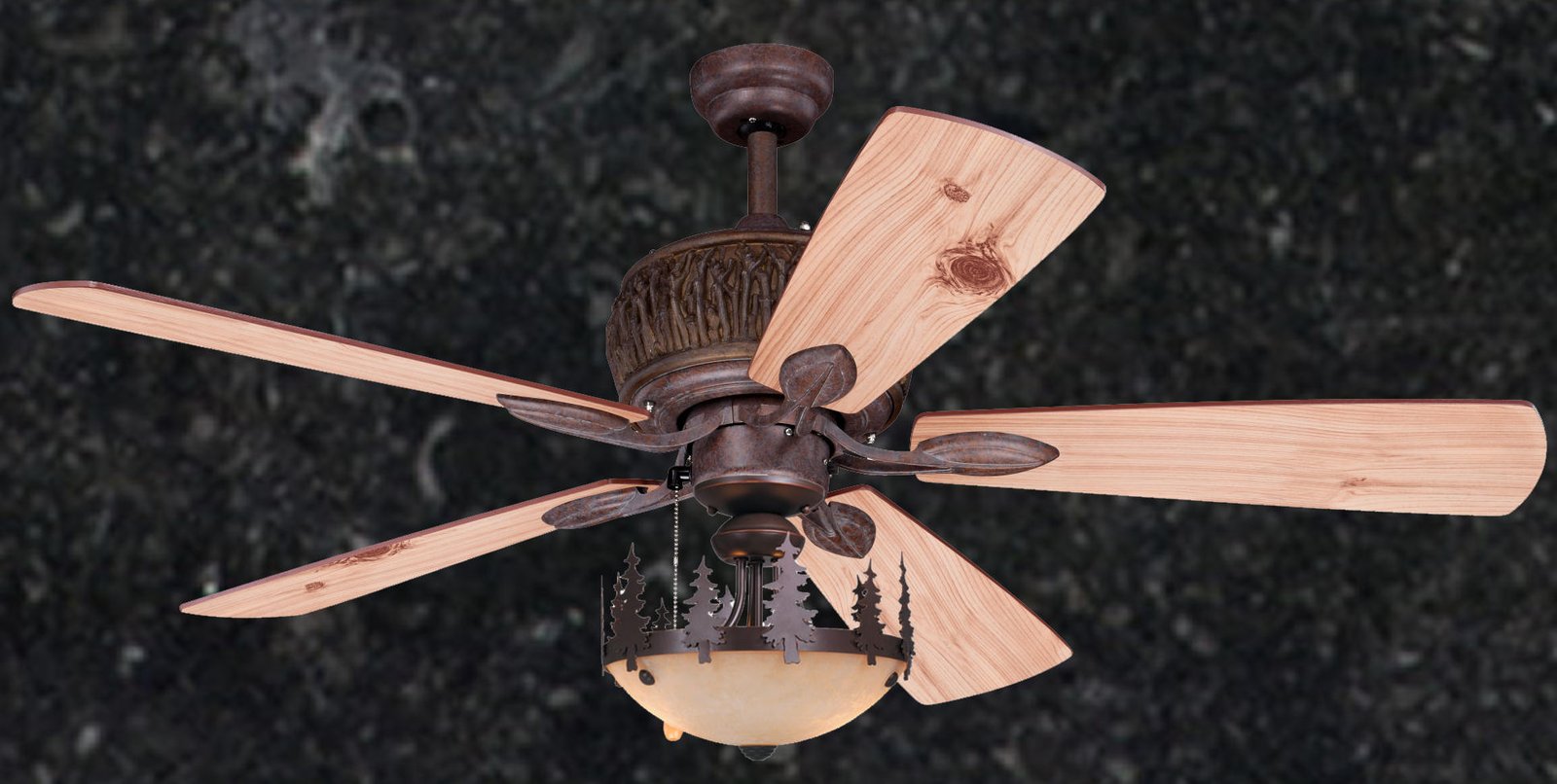 Mountain Knotty Home Rustic Ceiling Fan