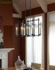 8-Light Antique Iron Island Chandelier