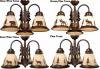 Rustic Ceiling Fan - 52 inch Wilderness w/ Light Kit (Multiple Scene Options)