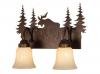Rustic 2-Light Vanity Light (Multiple Scene Options)