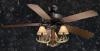 Rustic Ceiling Fan - 52 inch 3-Light Antler Indoor Farmhouse Cabin