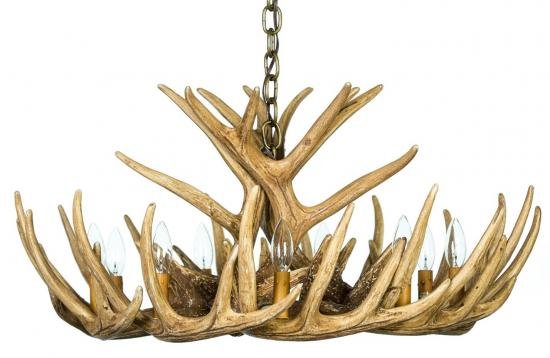 Deer Creek Twelve Antler Chandelier
