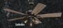 52 inch Edison Rustic Ceiling Fan w/ Industrial Cage Light