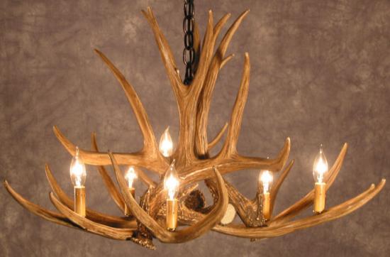 Verde Mule Deer Antler Chandelier 