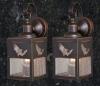 Rustic Outdoor Lantern Porch 5in Wall Light(Bass Fish)-price is per pair