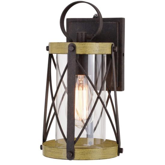 Outdoor Porch Wall Edison Iron and Elm Rustic Farmhouse Light