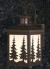 Outdoor Rustic Porch 7in Motion Wall Light (Trees)