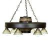 Verde Wagon Wheel 30 inch Chandelier